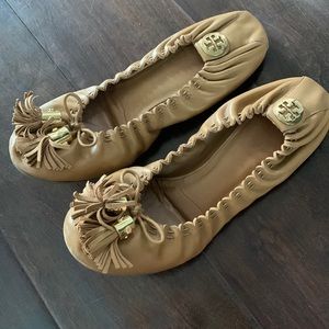Tory Burch, size 7, soft leather flats